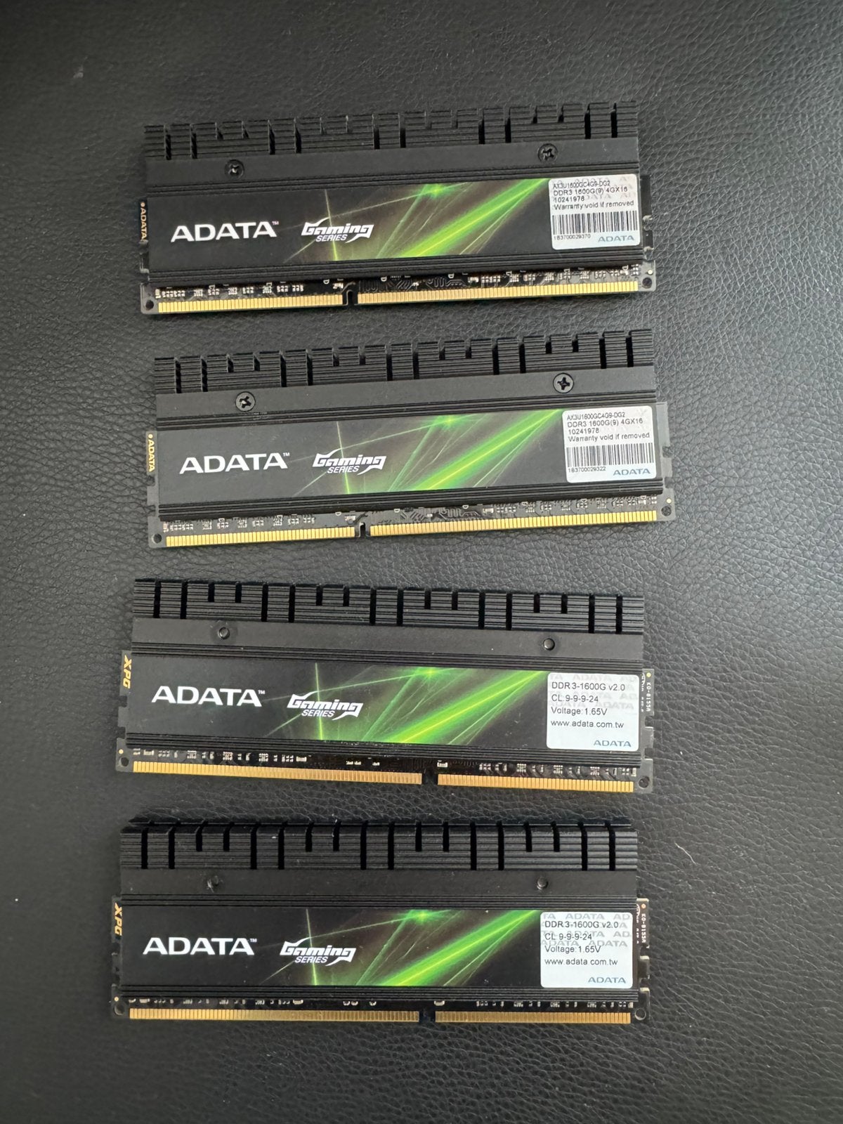 4x Adata ram DDR3 16gb 4gx16, Computers en Software, RAM geheugen, Ophalen, Gebruikt, DDR3, Desktop