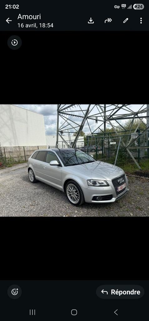 AUDI A3 1.4 BENZINE 150000KM SLINE, Autos, Achat, Entreprise, Alarme, Boîte manuelle