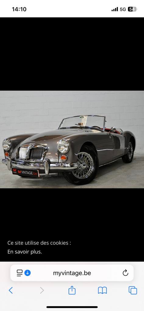 MGA 1600MKII Raodster, Intérieur cuir, Boîte manuelle, Particulier, Autres couleurs