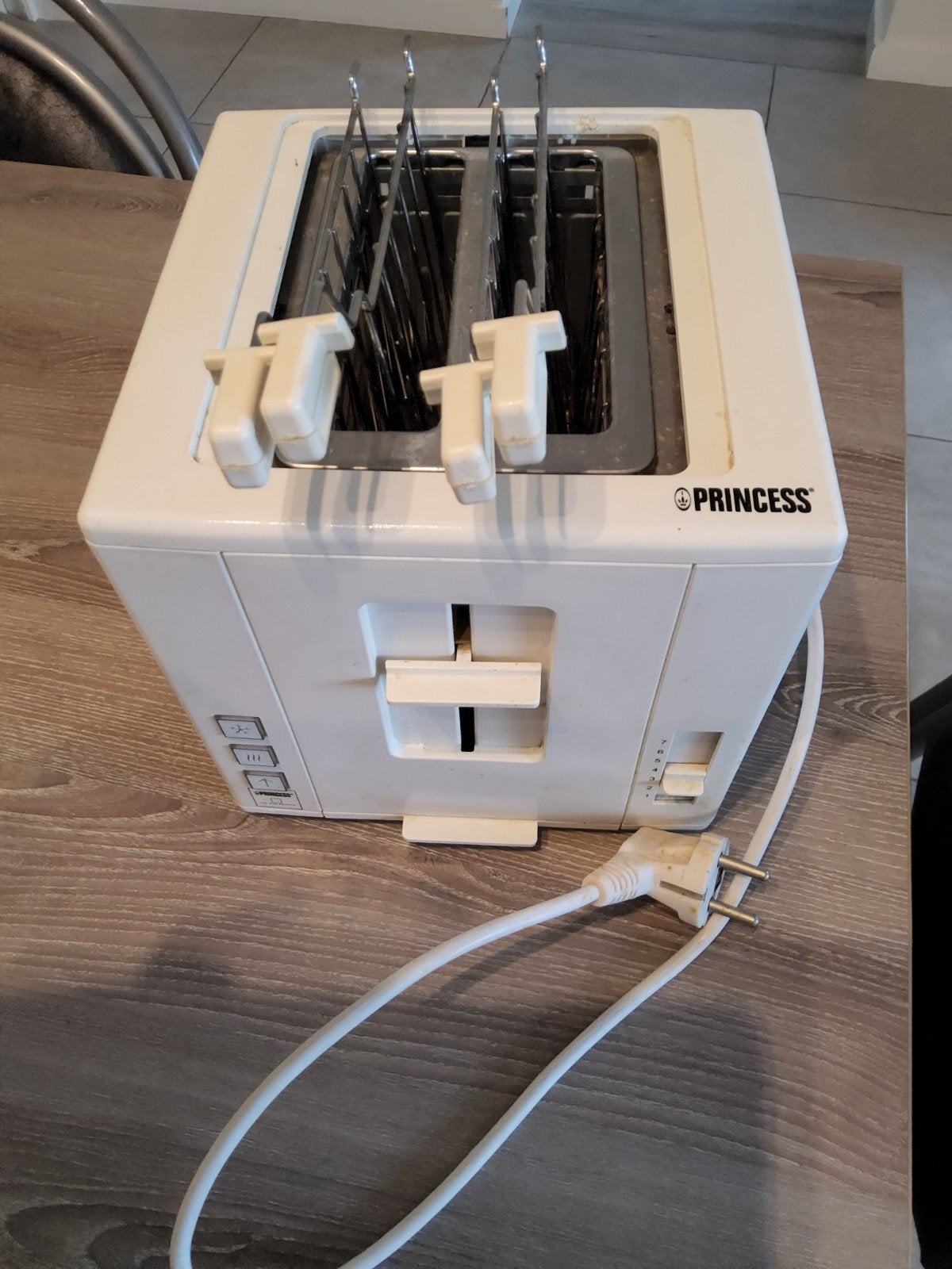 Prinncess  Broodrooster  wit, Enlèvement ou Envoi, Utilisé, Ramasse-miettes amovible