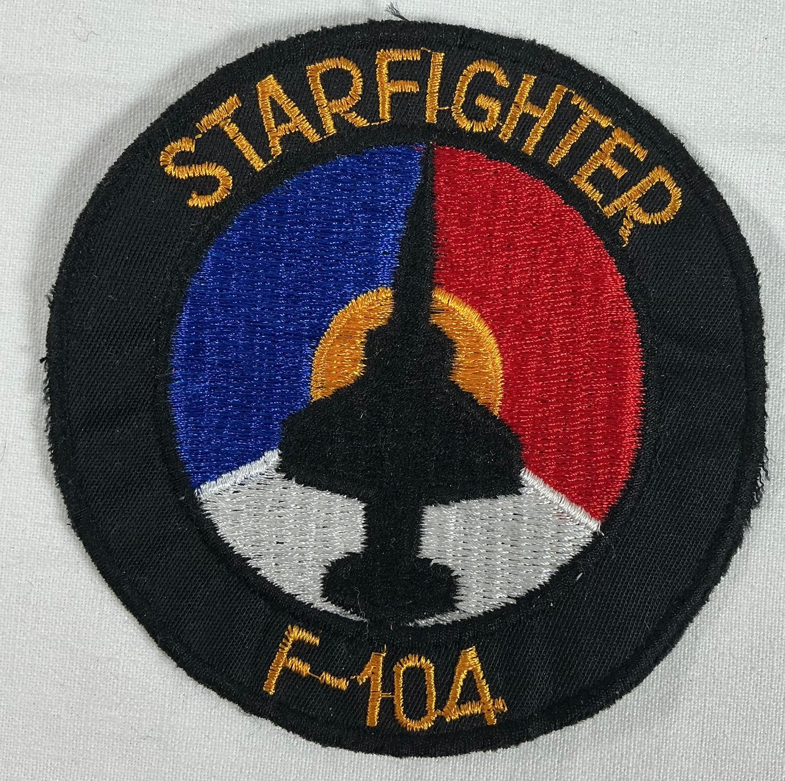 Vintage belgische militaire luchtmacht F-104 patch embleem, Onbekend, Ophalen of Verzenden, Luchtmacht, Onbekend