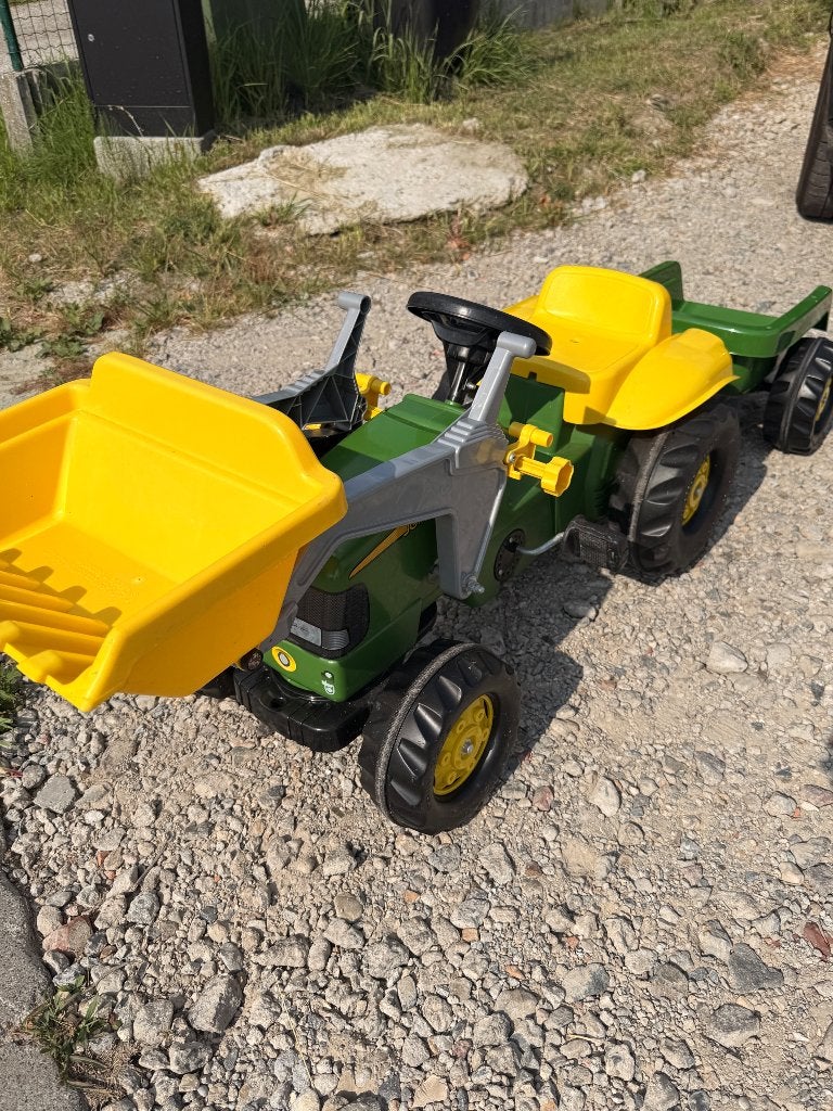 John Deere - speelgoedtractor met aanhangwagen - rolly toys, Enfants & Bébés, Jouets | Extérieur | Véhicules & Draisiennes, Enlèvement