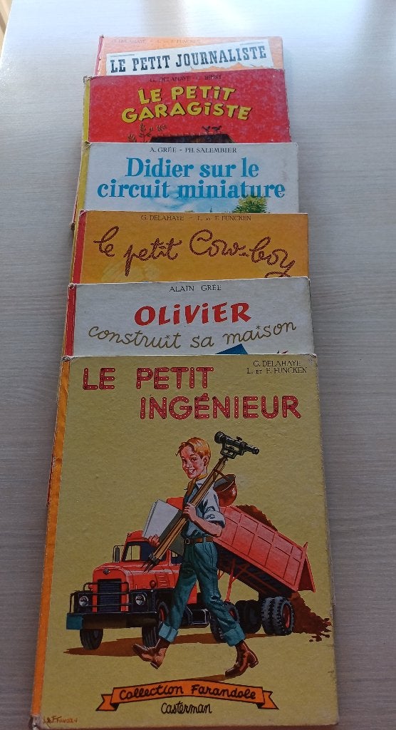 Lot de 6 albums Collection Farandole Casterman des années 60, Livres, Plusieurs BD, Comme neuf, Enlèvement, Divers auteurs