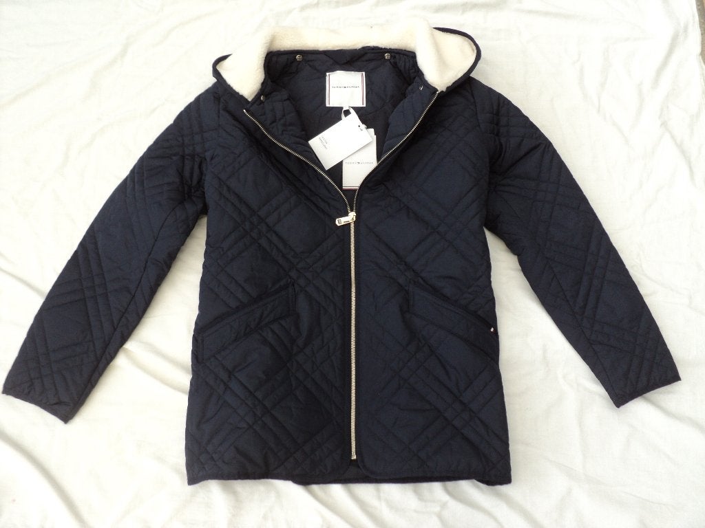 Tommy Hilfiger winterjas, Maat 38/40 (M), Tommy hilfiger, Blauw, Nieuw