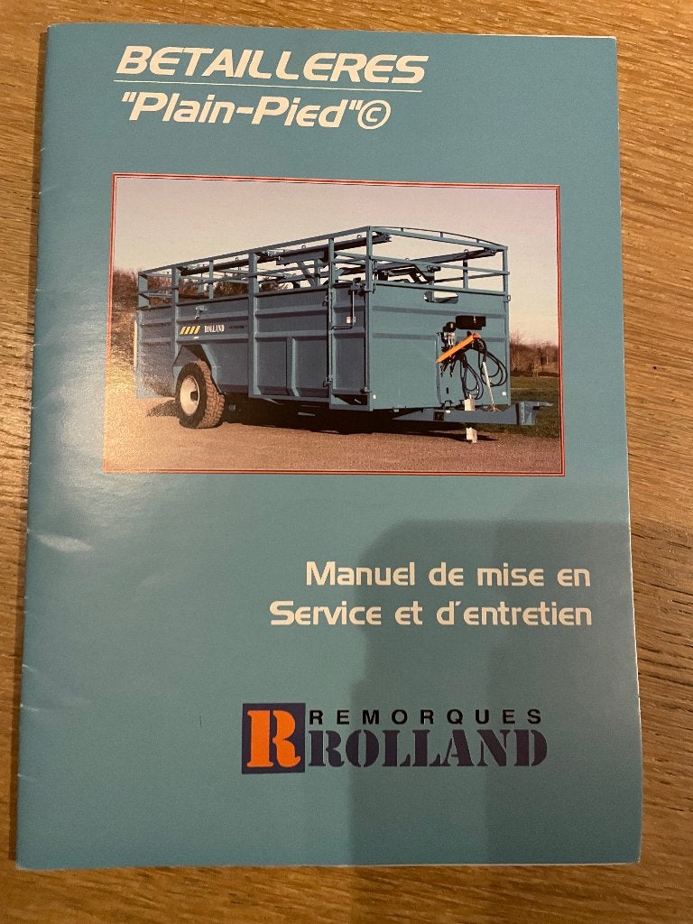 Veewagen Rolland, Zakelijke goederen, Ophalen