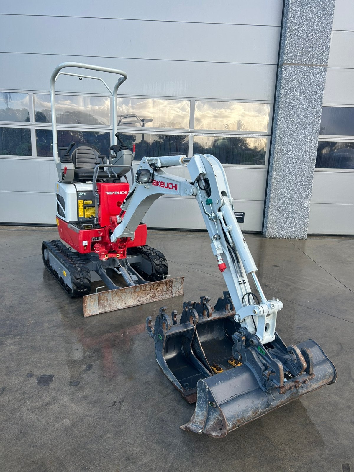Mini graafmachine Takeuchi TB210R, Ophalen, Graafmachine