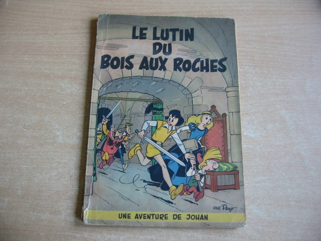 Johan et Pirlouit 3 : Le lutin du bois aux roches - EO 1955., Peyo, Enlèvement ou Envoi, Une BD, Utilisé