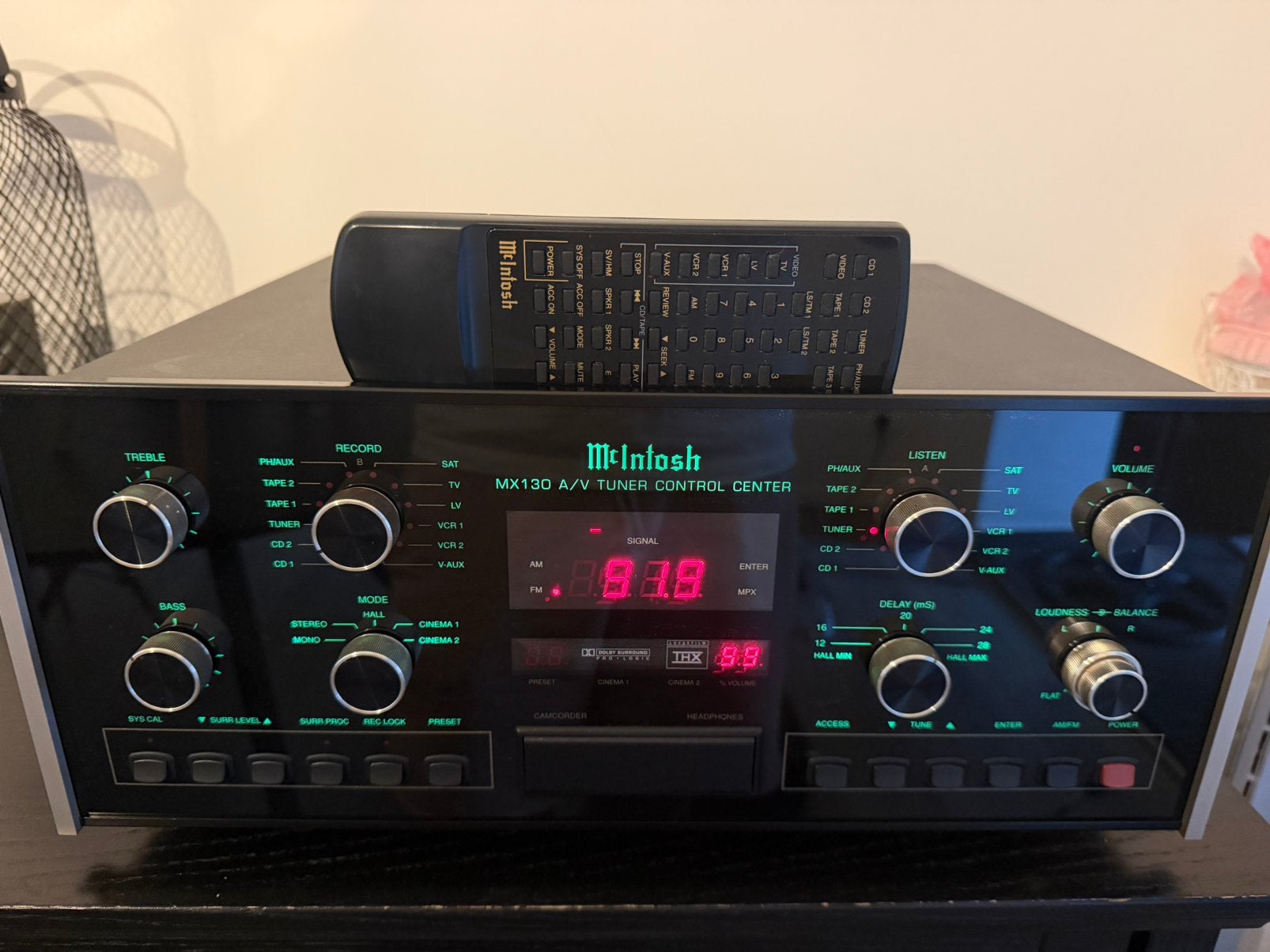 Mcintosh MX130, Audio, Tv en Foto, Versterkers en Ontvangers, Ophalen of Verzenden, Zo goed als nieuw