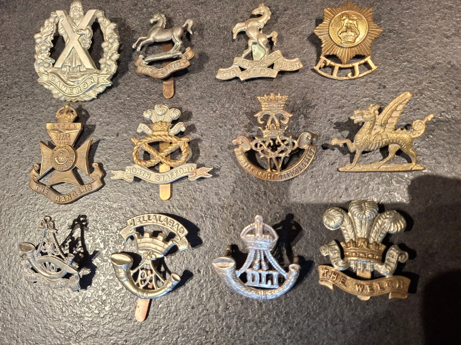 Badges de casquette WW1 WW2, Collections, Enlèvement ou Envoi