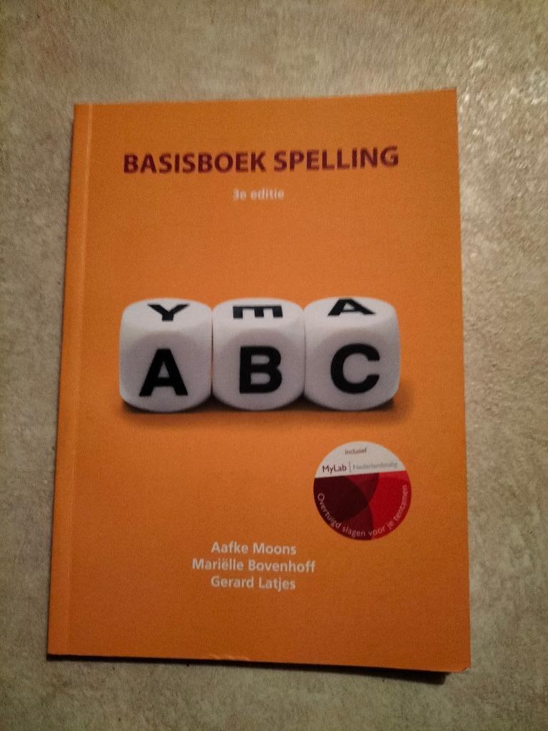 Basisboek Spelling – 3e editie, Ophalen, Zo goed als nieuw, Hoger Onderwijs