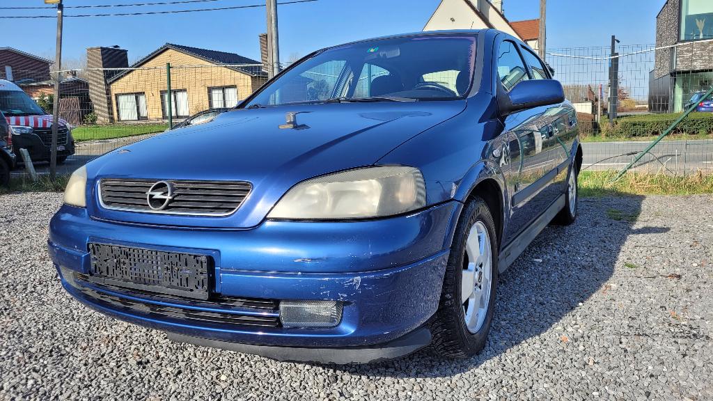 opel astra 1.7dti AIRCO 5deurs OHBOEK 2003, Voorwielaandrijving, Stof, 4 cilinders, Blauw