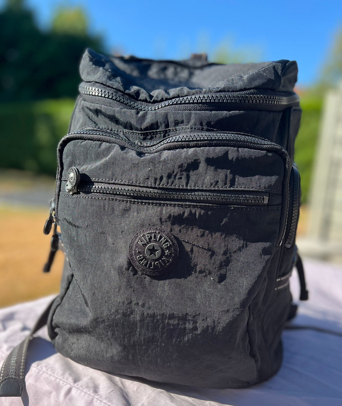 Sacoche et sac à dos Kipling  noirs, Enlèvement ou Envoi, Utilisé, Noir, Sac à dos