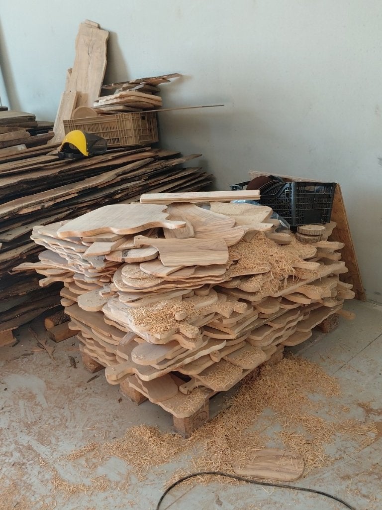 Planche a decouper en bois d'olivier  pour vente marcher, Neuf, Autres marques, Brun, Enlèvement