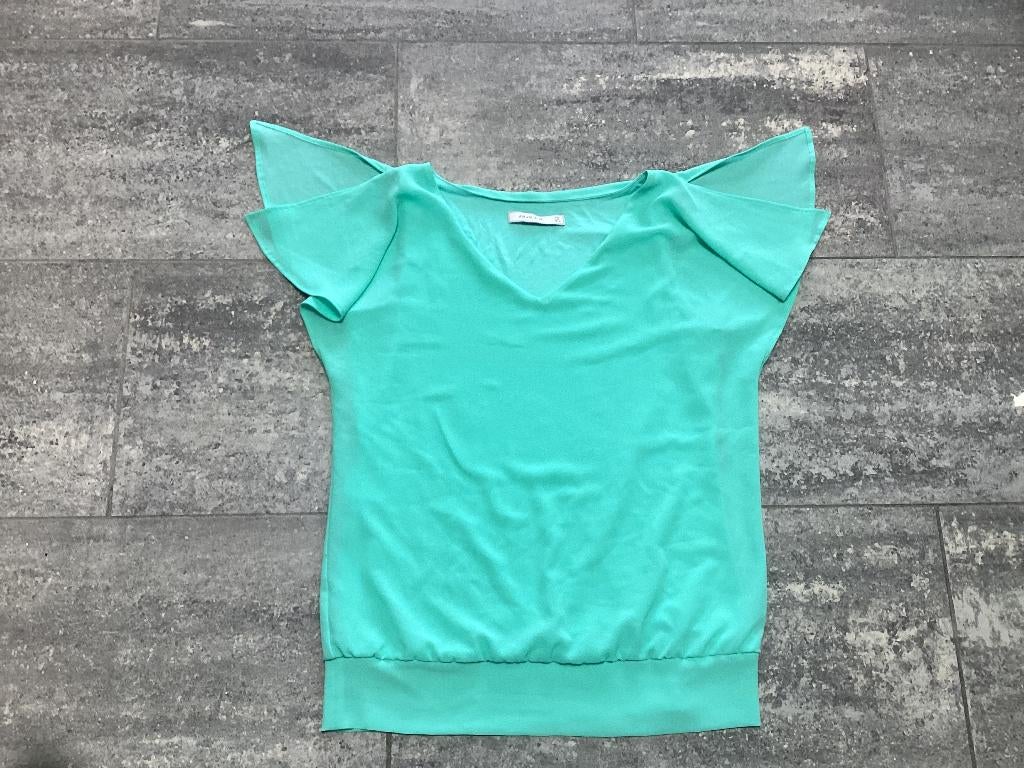 Chemise/chemisier Amania Mo M/L, Taille 38/40 (M), Enlèvement ou Envoi, Comme neuf, Vert