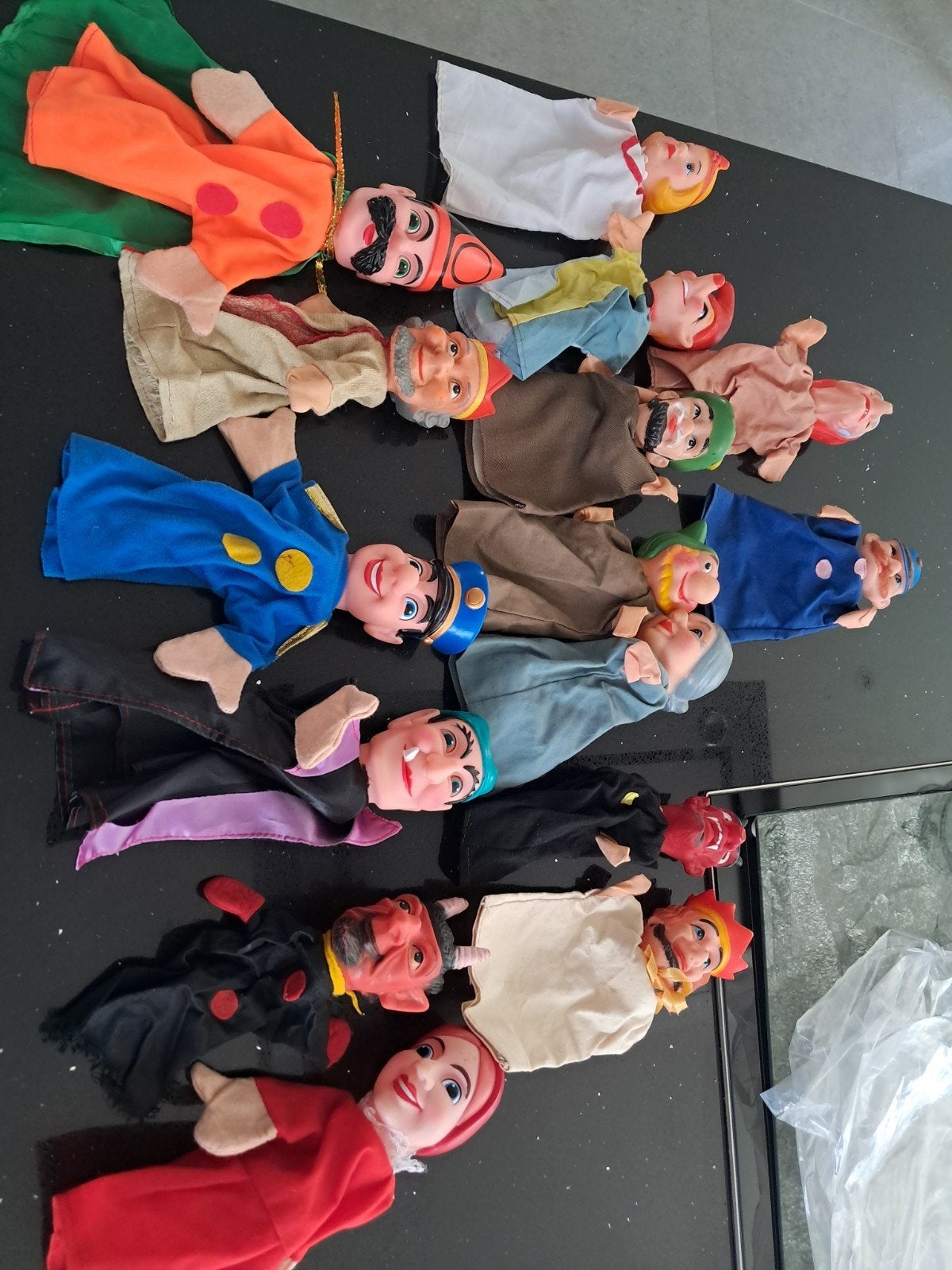 15 poppenkast poppen, Ophalen of Verzenden