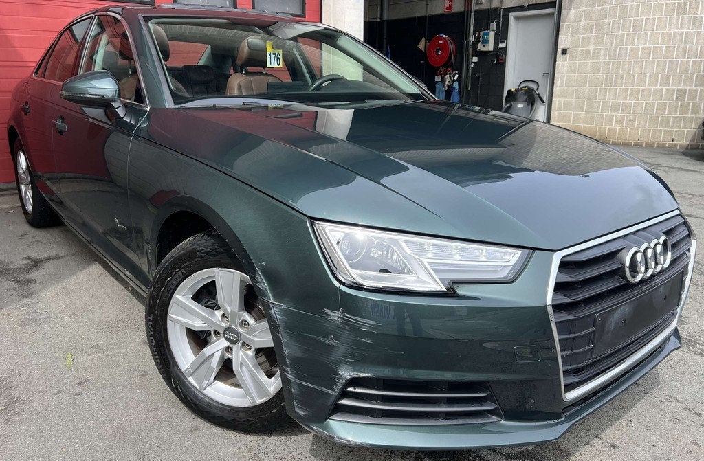 Audi A4 1.4 TFSI Design + NAVI + CUIR (bj 2017), Auto's, 4 deurs, Gebruikt, 4 cilinders, A4