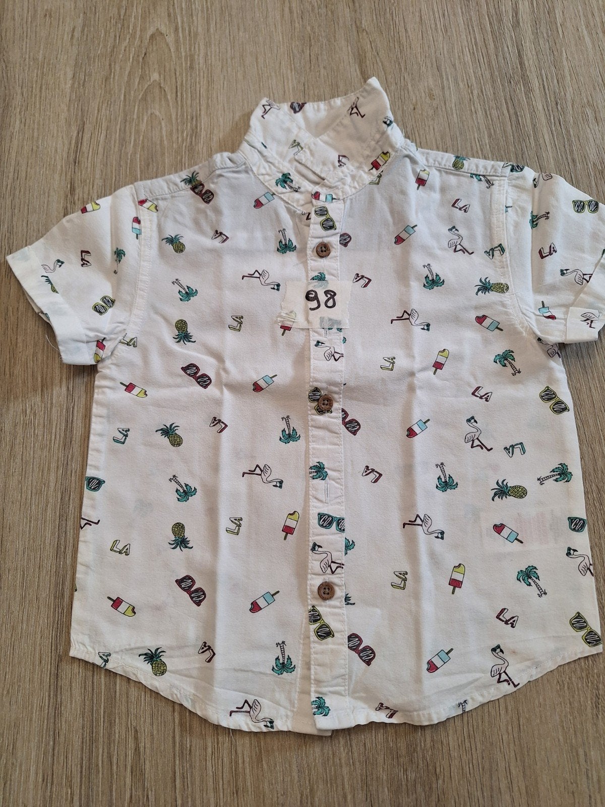 Hemdje jongens maat 98, Overhemd of Blouse, Ophalen of Verzenden, Zo goed als nieuw, Primark
