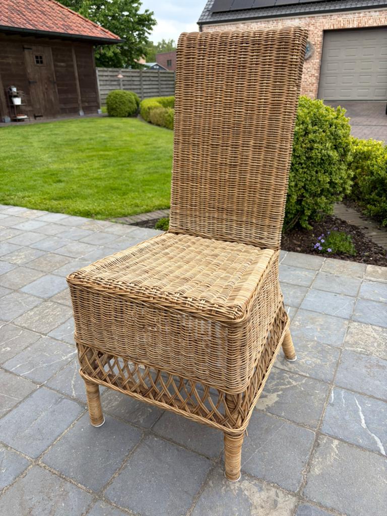 Set van 6 stoelen met kussens, Ophalen, Gebruikt