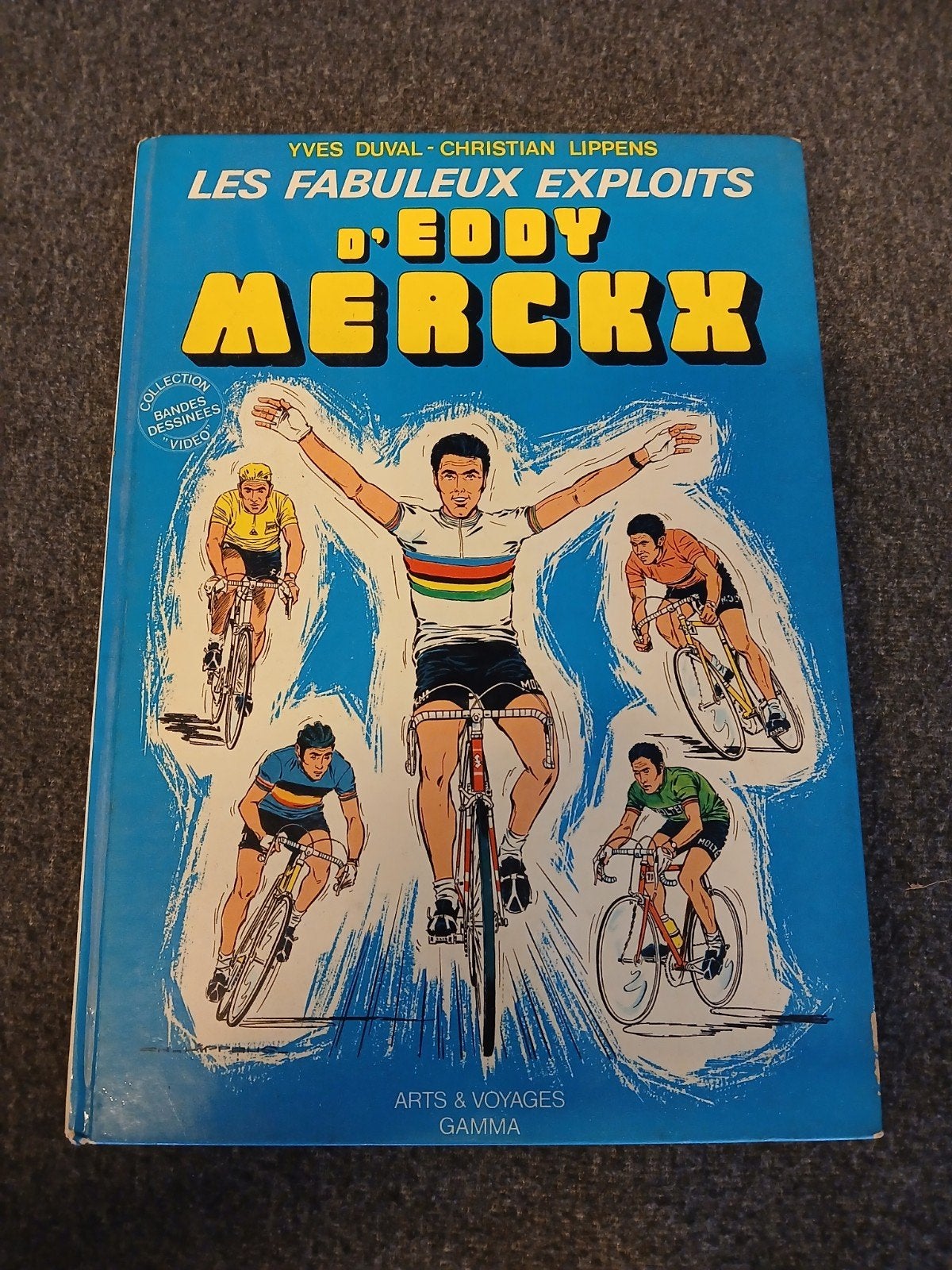 Comic Eddy Merckx 1973 (français), Livres, BD, Enlèvement ou Envoi, Utilisé, Yves Duval - Christian Lippens