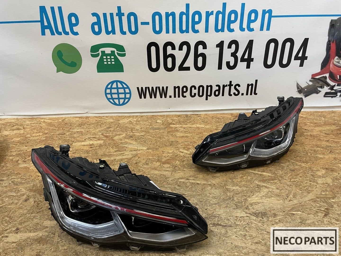 VW GOLF 8 GTI LED KOPLAMP KOPLAMPEN ORIGINEEL, Gebruikt, -, Volkswagen, -