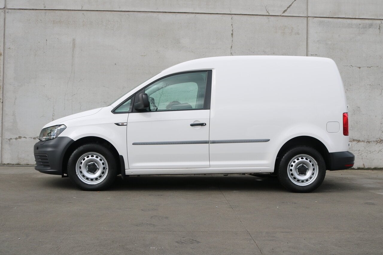 Volkswagen Caddy 1.4 TGI Comfortline CNG Lichte vracht, Auto's, Zwart, Wit, Handgeschakeld, USB