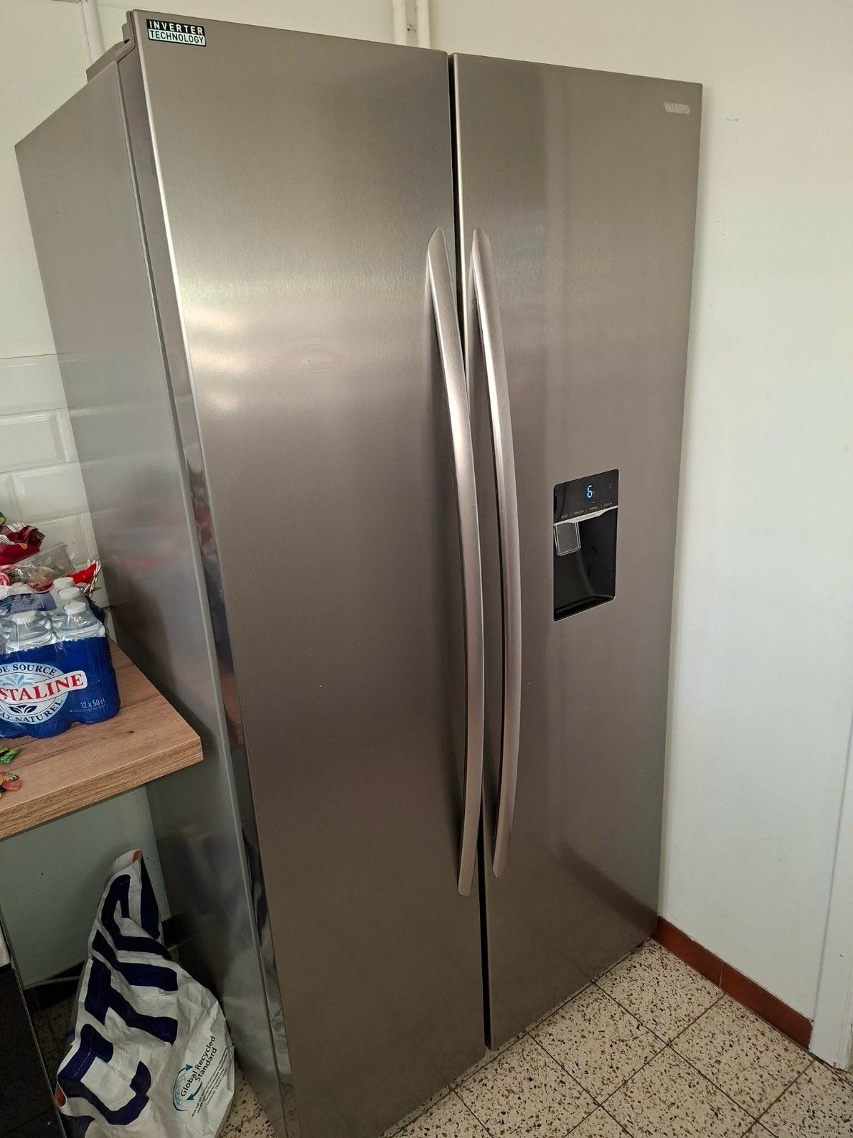 Frigo américain Valberg, Electroménager, Réfrigérateurs & Frigos, 200 litres ou plus, Enlèvement, Utilisé, Avec congélateur séparé