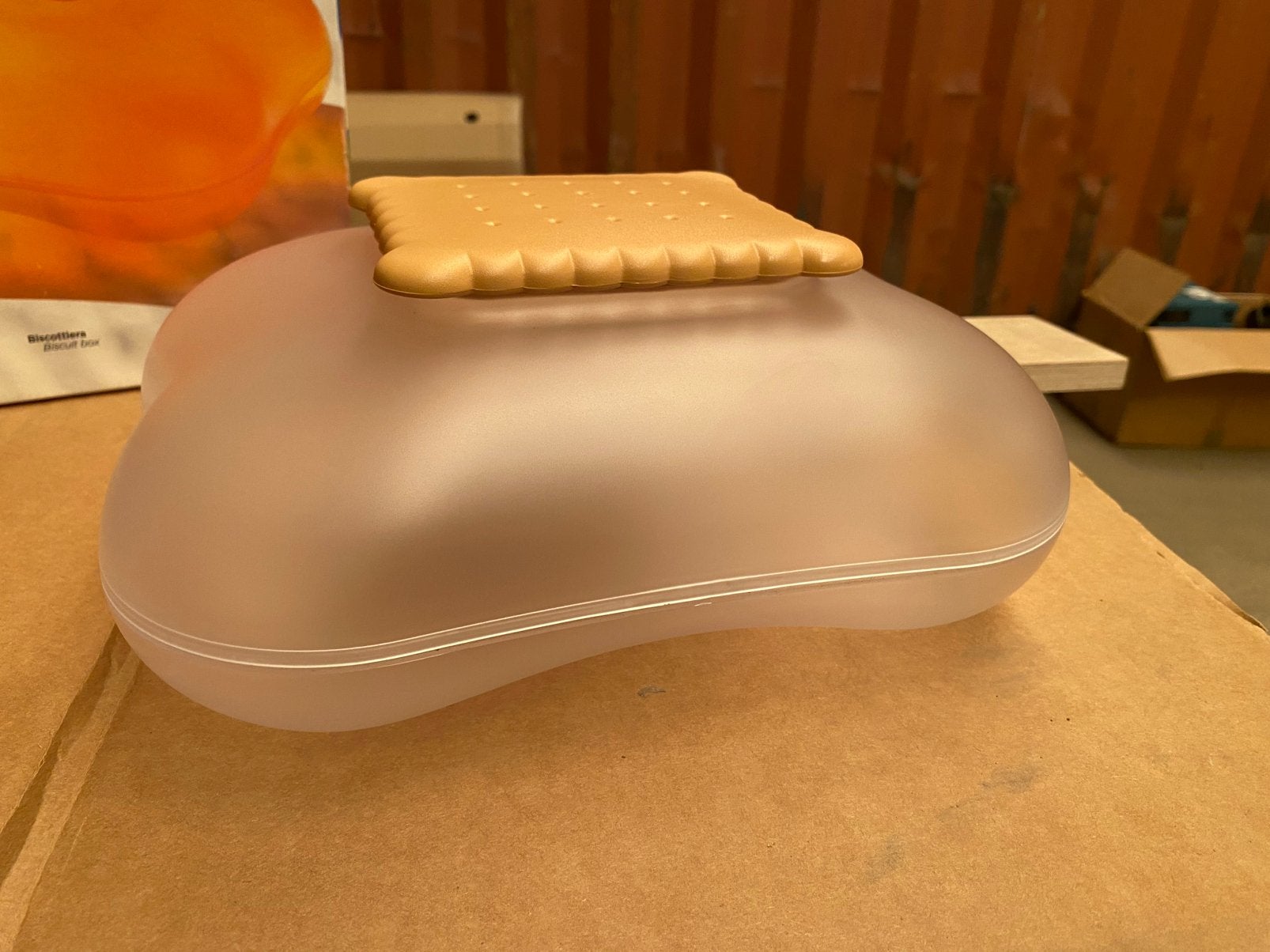 ALESSI koekentrommel, Huis en Inrichting, Ophalen, Kunststof, Zo goed als nieuw, Voorraadpot