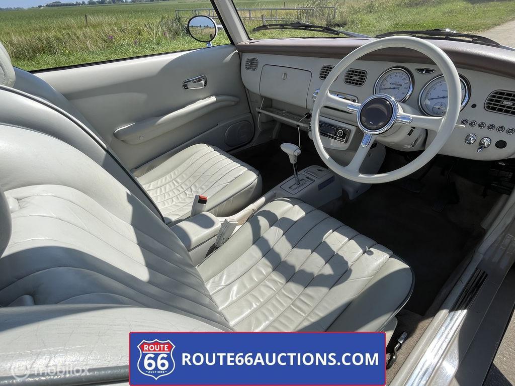 Nissan Figaro | 1991 | Route 66 Auctions, Zwart, Bedrijf, Handgeschakeld, Overige carrosserie