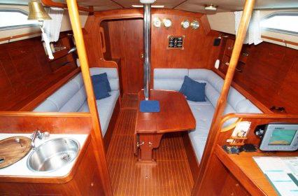 Zeilboot Moody 376, Watersport en Boten, Kajuitzeilboten en Zeiljachten, Gebruikt, Motorsailer, Overige merken, Elektrische start