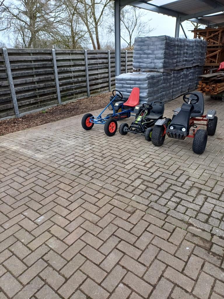 3 go carts, Ophalen, Gebruikt, Trapvoertuig