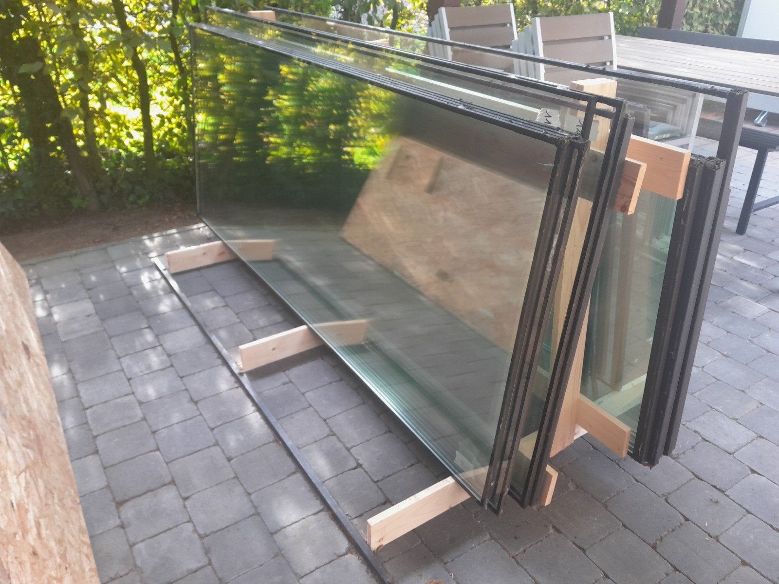 venster glas, Tuin en Terras, Ophalen, Veranda