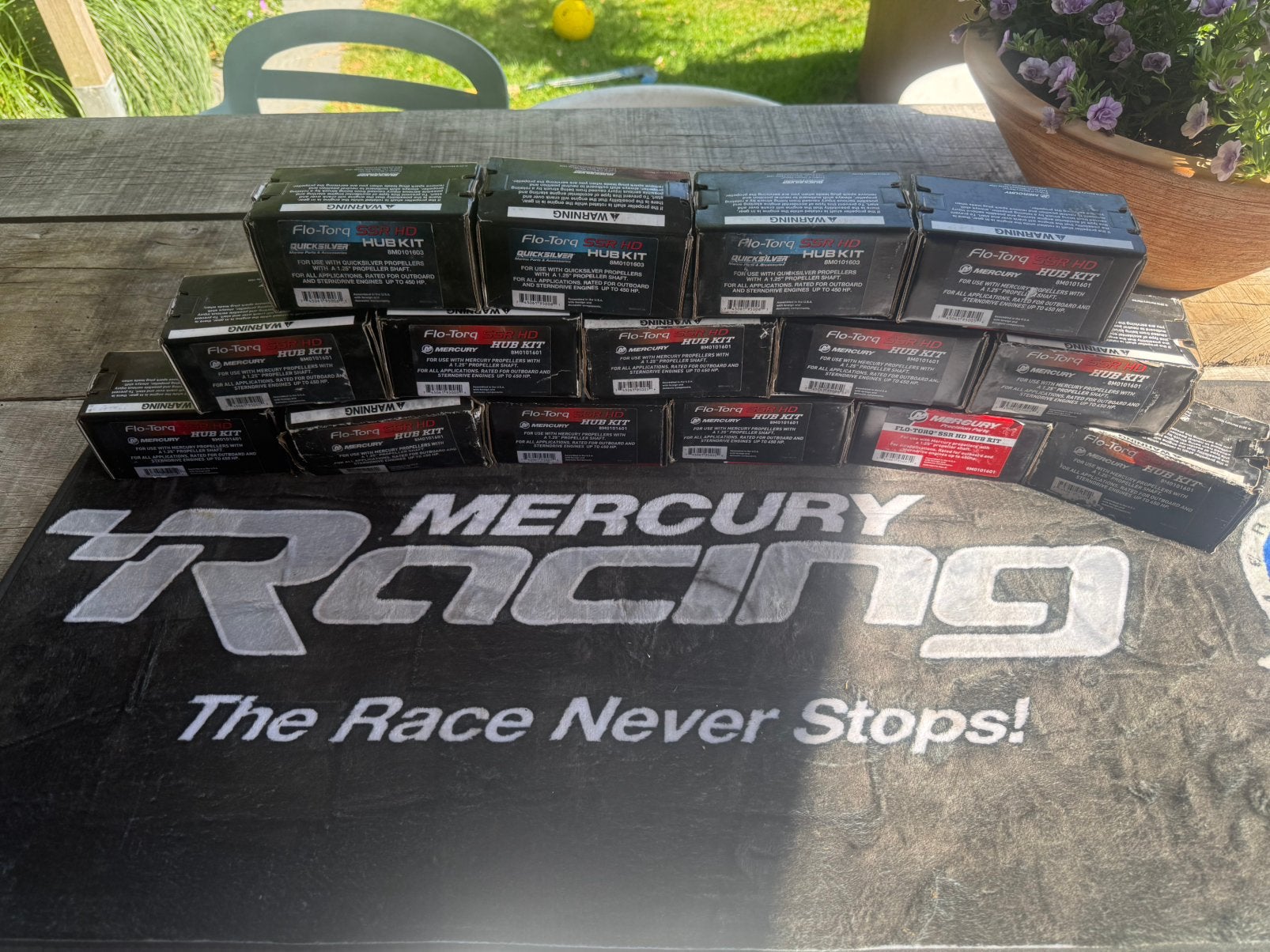 Mercury racing SSR HD hubkits 1.25 inch fatshaft, Ophalen of Verzenden, Nieuw