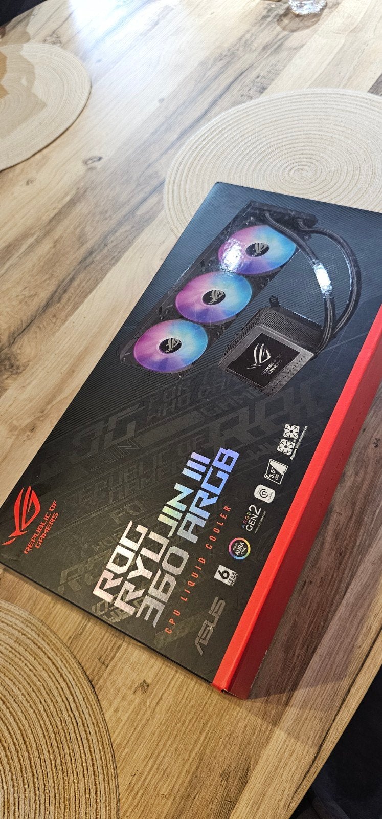 Asus Rog Ryujin III 360 ARGB, Informatique & Logiciels, Refroidisseurs d'ordinateur, Enlèvement