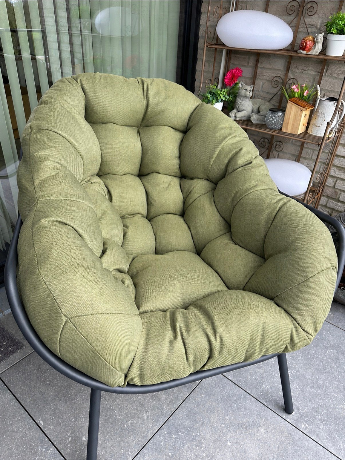 Tuinzetel in perfecte staat, Tuin en Terras, Ophalen, Zo goed als nieuw