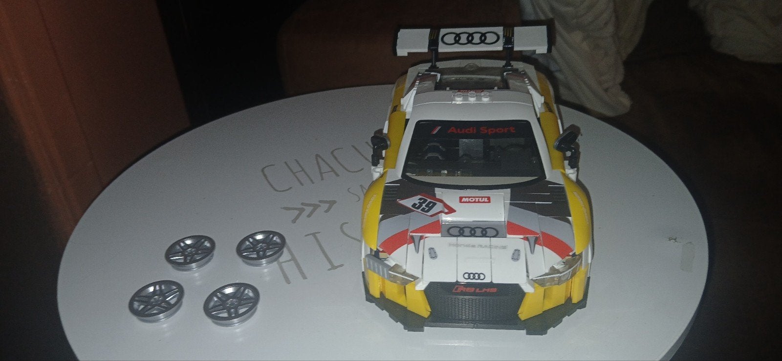 audi lego hootwels, Ophalen