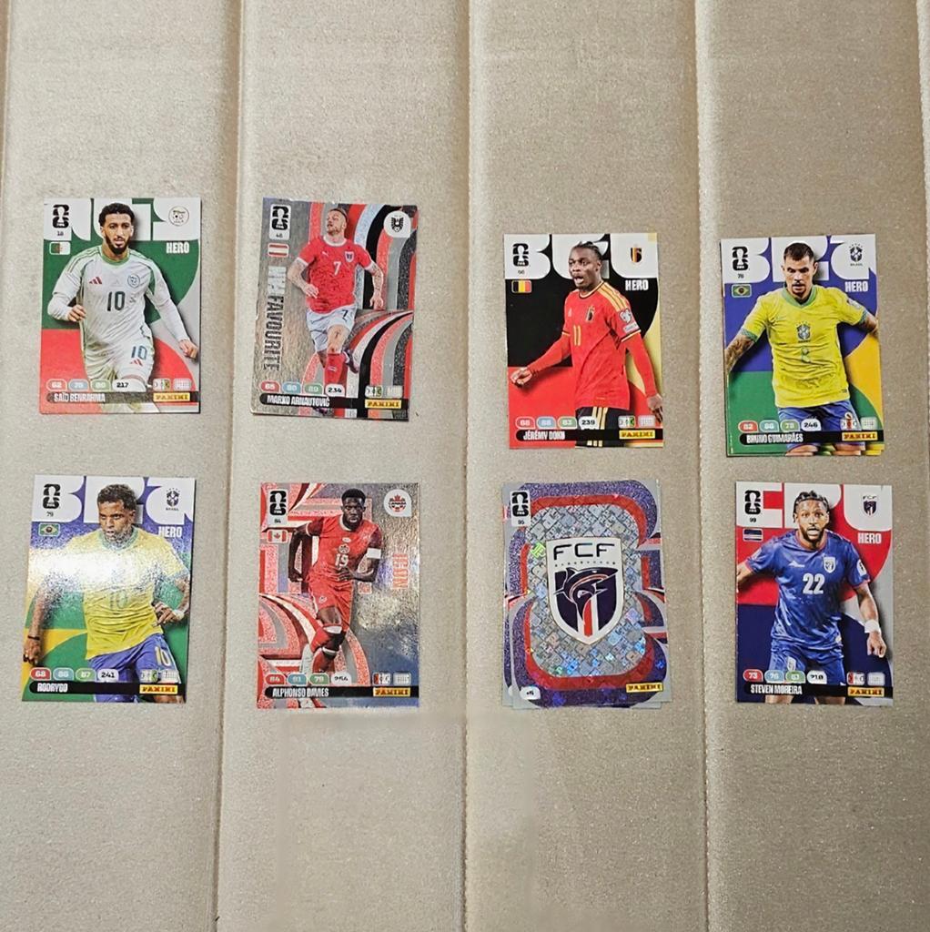 Panini Adrenalyn World Cup 2026, Collections