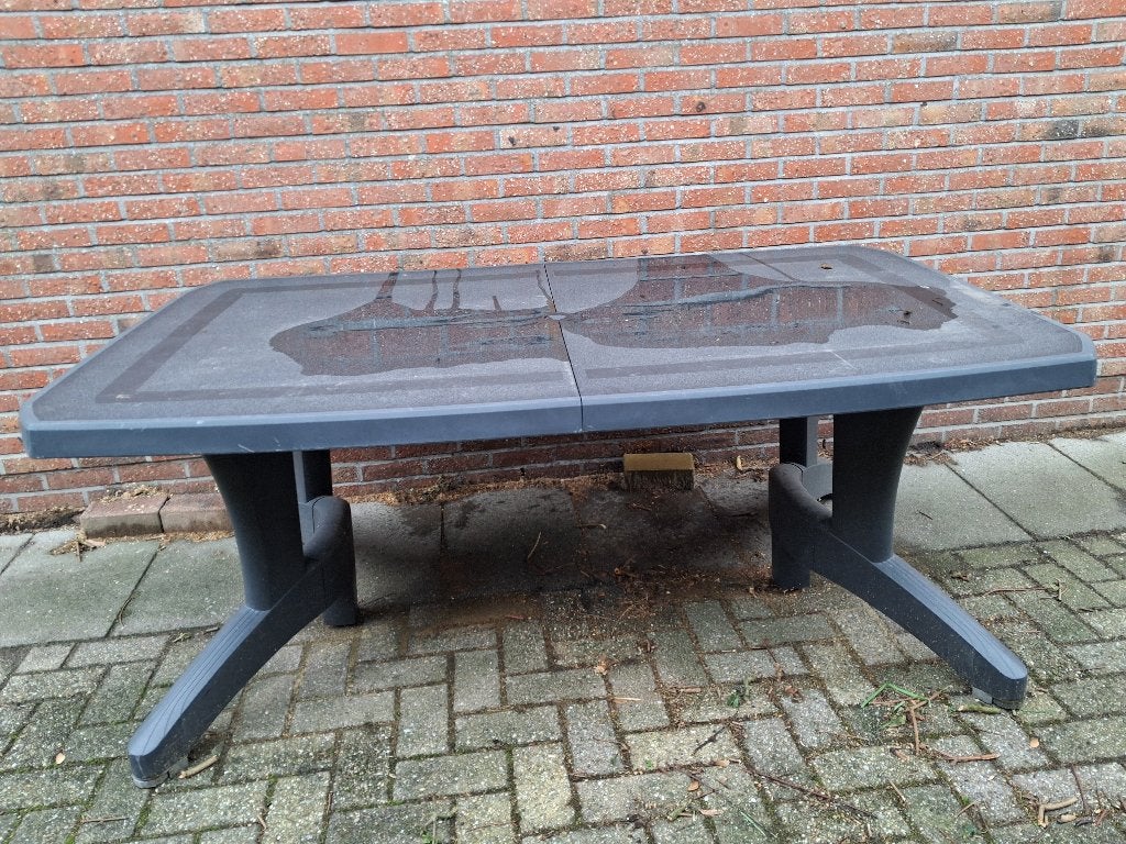 Hartman Prestige Espace tuintafel + 8 stoelen+ kussens, Tuin en Terras, Ophalen, Gebruikt, Ovaal, Kunststof