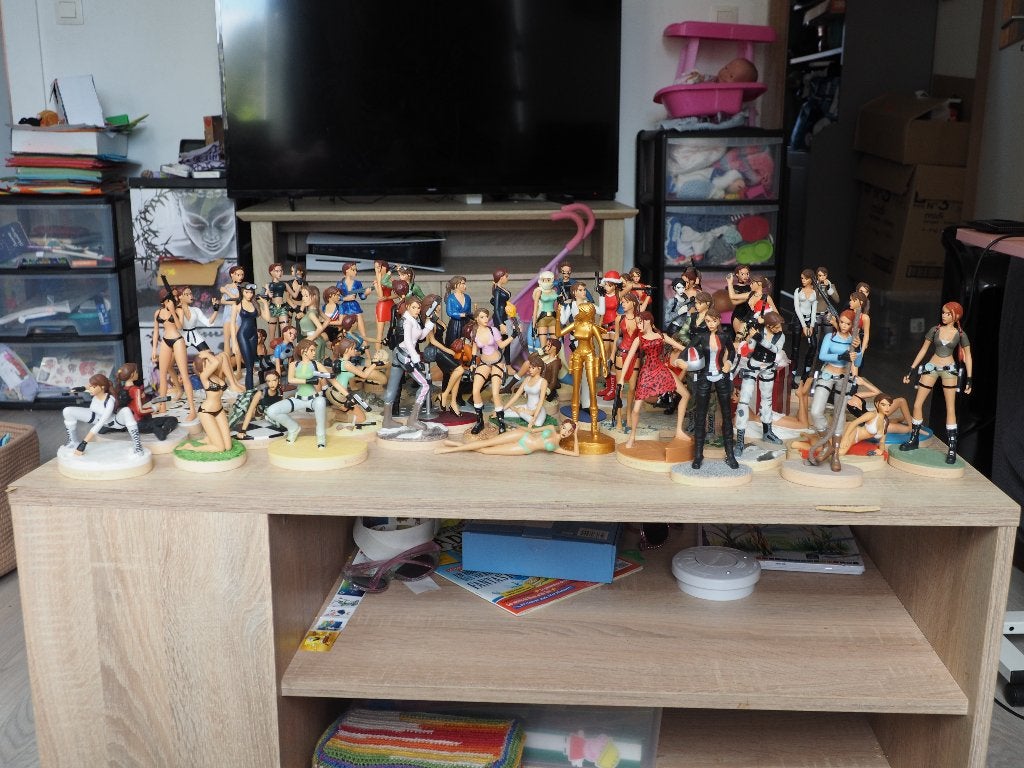 Lot des 61 figurines Tomb Raider des Editions Atlas, Enlèvement, Comme neuf, Autres types