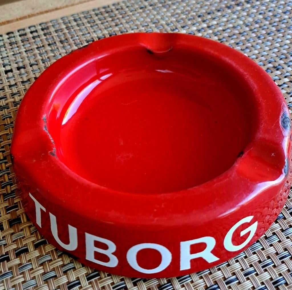 email asbak "Tuborg", Enlèvement ou Envoi, Utilisé, Ustensile