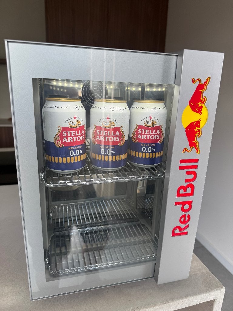 Red Bull frigo, Ophalen, Minder dan 75 liter, Zonder vriesvak, Gebruikt