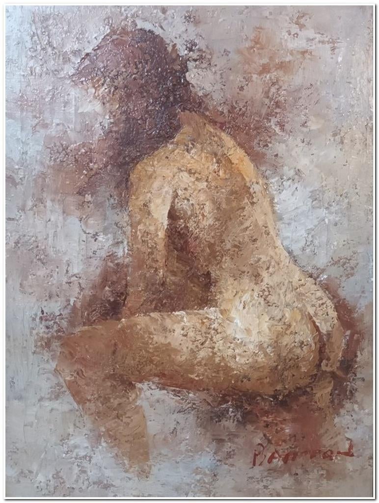 Edward Barton (1926-2012) - Olieverf op doek, Antiek en Kunst, Ophalen