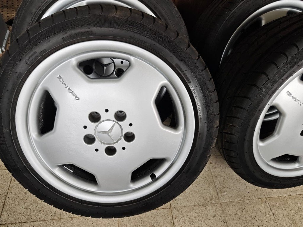 Mercedes monoblock AMG velgen 17 2024000302 w124 w201 w202, Auto-onderdelen, Ophalen, 17 inch, Velg(en)