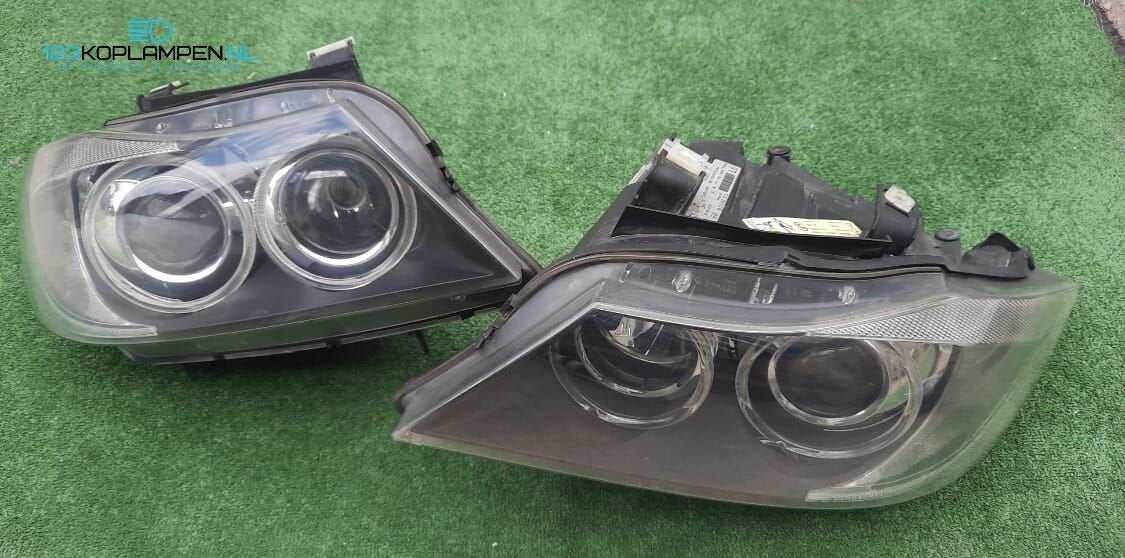 BMW 3 Serie E90 E91 Bi Xenon koplamp links rechts, Gebruikt, -, -, Ophalen of Verzenden