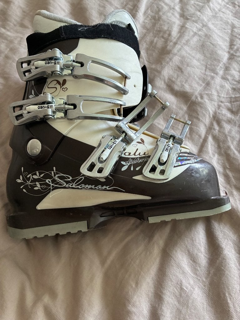 Skibotten maat 36 (23) en skibroeken 38, Ophalen, Zo goed als nieuw, Ski, Salomon