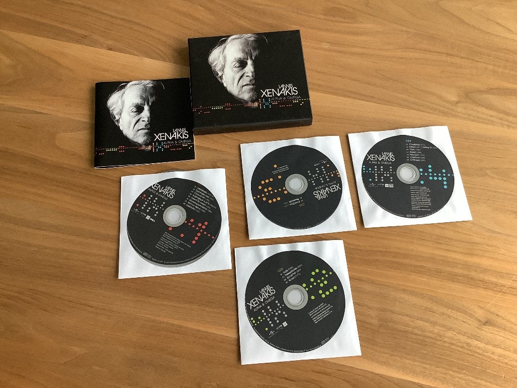 Xenakis. Alpha & Omega. 4CD MINT RARE !!!!!!!!!!!!, Cd's en Dvd's, Boxset, Ophalen of Verzenden, Zo goed als nieuw, Overige typen