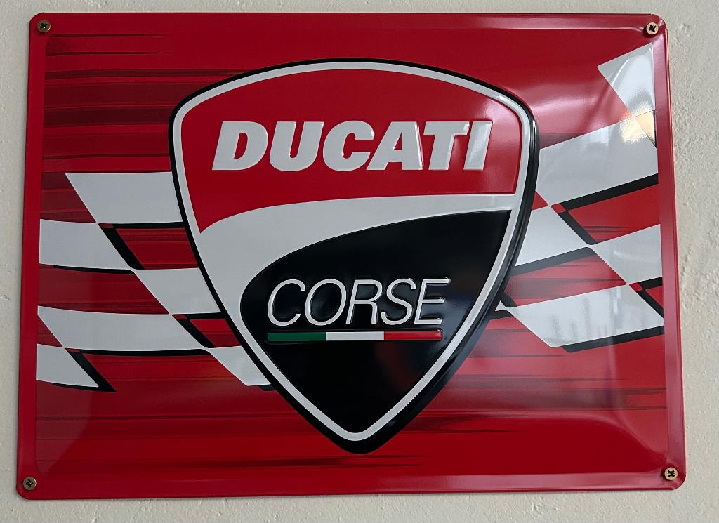 Ducati, Verzamelen, Merken en Reclamevoorwerpen, Ophalen, Nieuw, Reclamebord