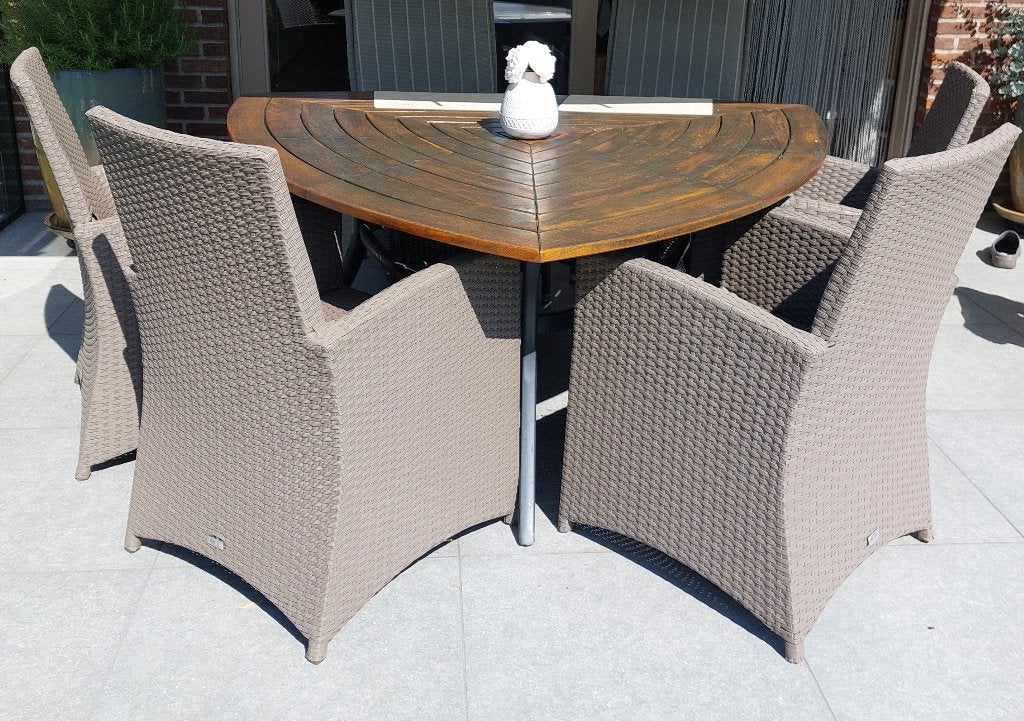 Bristol.  Set van 4 tuin/terras stoelen., Tuin en Terras, Ophalen