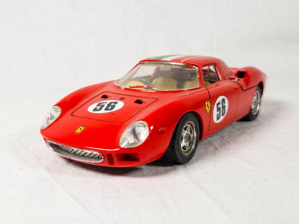 Vintage Bburago Ferrari 250 Le Mans (1965) - 1/24, Ophalen, Gebruikt, Auto, Burago