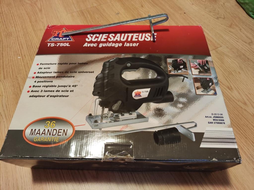 Scie sauteuse avec guidage laser Top craft TS-750L, Doe-het-zelf en Bouw, Gereedschap | Zaagmachines, Ophalen, Topcraft, Decoupeerzaag