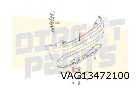 Audi A4 Avant (-4/12) Achterbumper (GRU) Origineel! 8K980730, Auto-onderdelen, -, Verzenden, -, Nieuw